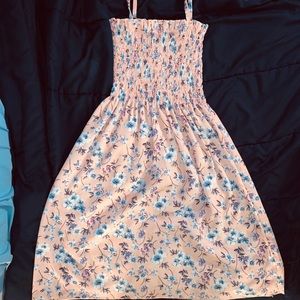 Pastel Pink Floral Sundress